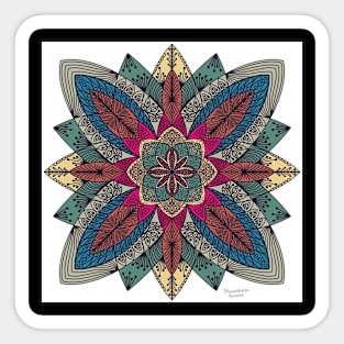 mandala teeshirts Sticker